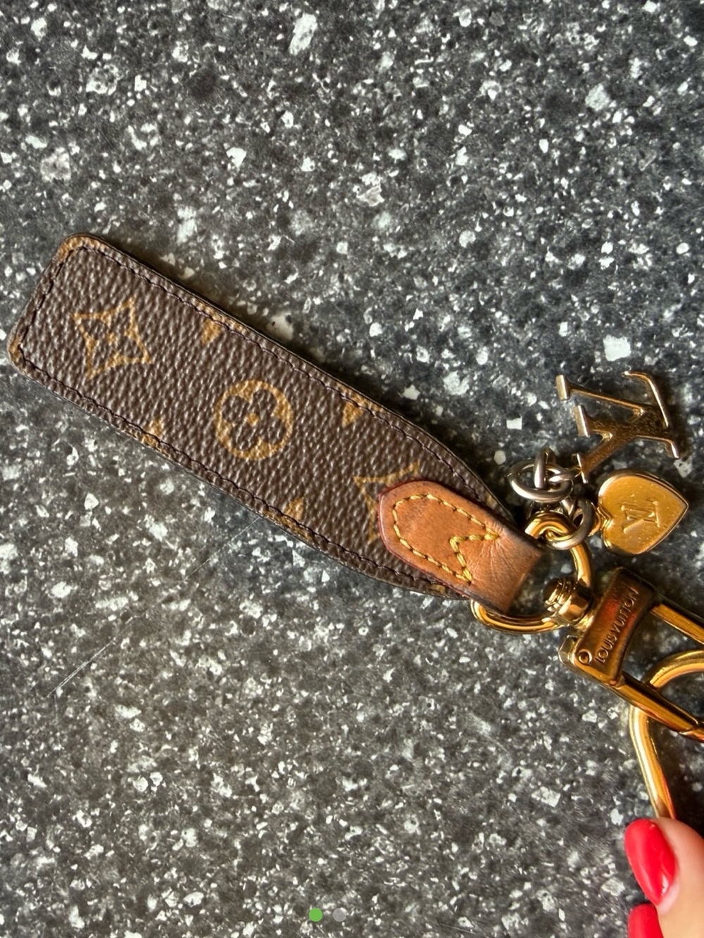 LV authentic keychain